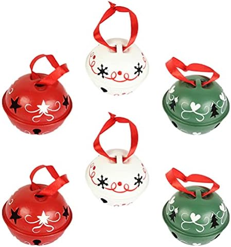 Galpada Božićne ukrase 6pcs Creative Bell privjesak za božićne ukrase Mali bell dekor