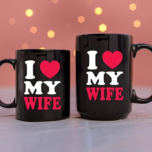 SeeCrab volim svoju ženu Keramika šolja za kafu poklon od muža za ženu, novost volim svoju ženu porculanska šolja za žene, šolja za