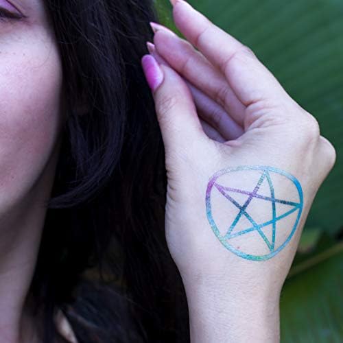 Fashiontats Witchy nebeske privremene tetovaže / inspirisan vješticama / siguran za kožu / Made in the USA / Removable