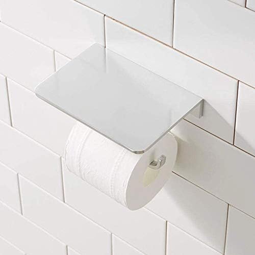 WSZJJ toaletni papir držač za toaletni pribor za kupatilo od nehrđajućeg čelika Tkivni dispenzer za dispenzer za pohranu mobilnog