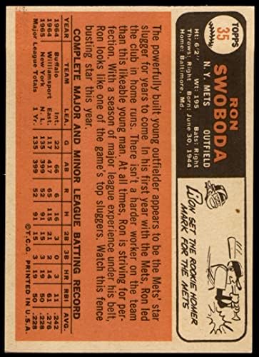 1966. TOPPS 35 Ron Swoboda New York Mets ex Mets