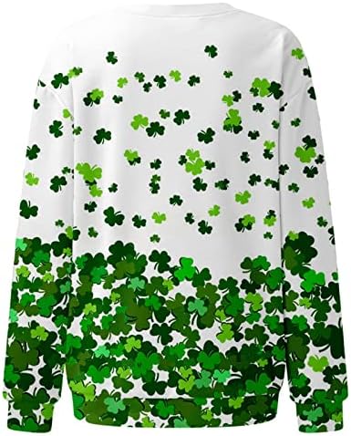 Yijiekai St Patricks Dan majica Womens St Patricks Dan Isprikosi dugih rukava O vrat majica