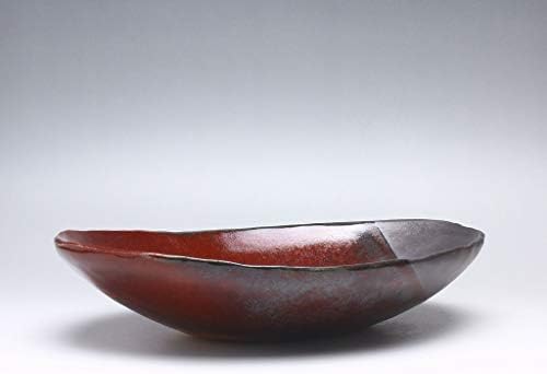 HAGIYAKI CRNO I vino Crvena Orvalna posuda koju je napravio Sohei Matsuno. Japanska keramika.