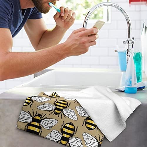 Pčelinji med uzorak ručnik za pranje 28.7 X13.8 Lice od lica superfina vlakana visoko upijajući ručnici ručnici