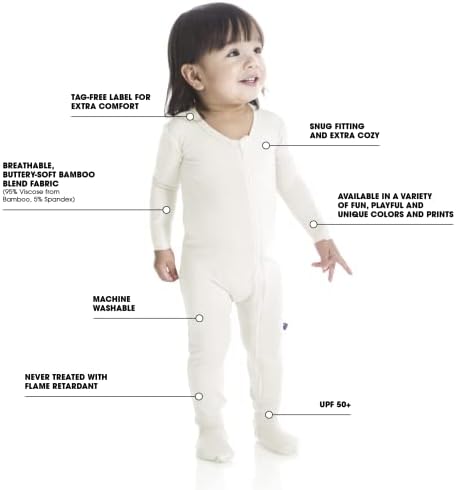 Kickee Halts Halloween Proslave Footie sa patentnim zatvaračem, jednodijelna odjeća za bebe, dječak i djevojčica meka odjeća