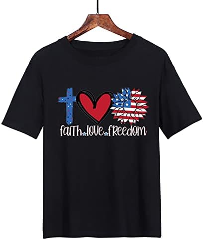 Summer Men T Shirts Muška T Shirt Love Monogram Print Heart T Shirt Ivy of July Flag Pattern Vintage Pack Of T