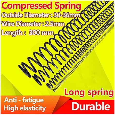 Ahegas Springs Kompresioni proljetni tlak oprug Y-Type Povrat jaki opružni čelični proljetni čelični žica promjera 2,5 mm, dužina