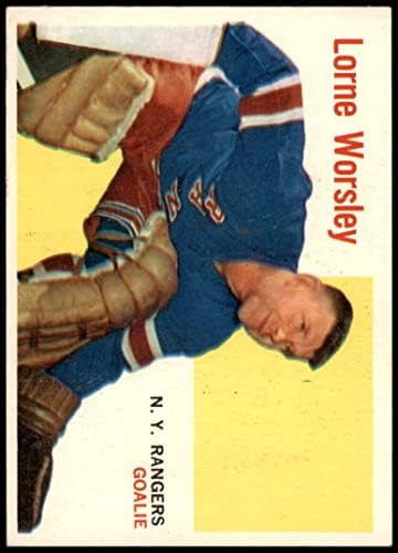 1960. TOPPS Regularna hokejaška karta36 Gump Worsley iz New York Rangers Ocena odlična