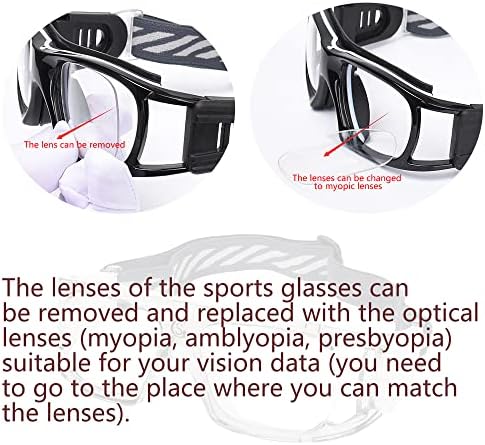 Soogree Košarka sportske naočale Zaštitne naočale za muškarce Sigurnosne naočale