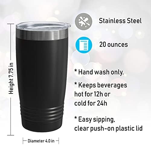 Hockey Player otac Tumbler 20oz hokej tata Redovni tata samo hladnije nehrđajući čelik šalica Sportskog ljubitelja oca VS185041