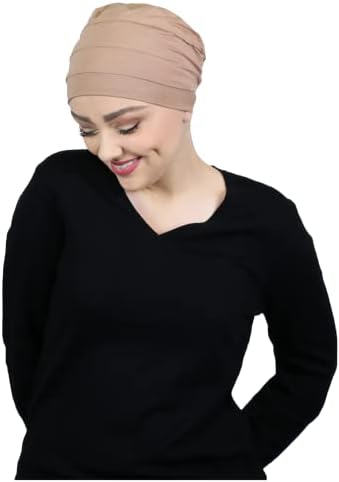 Kape šalovi i više hemotiva kapica za pokrivač raka Žene Bamboo Turban 50+ upf Zaštita od sunca 3 šav