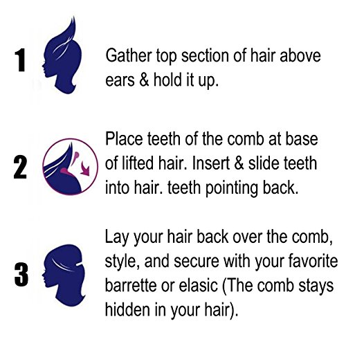 Qy 3pcs smeđa zapremina kose up čišći češalj baza za oblikovanje stila za oblikovanje kose