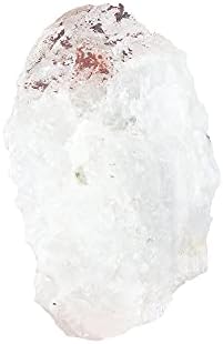 GEMHUB Uncat grubo prirodno bijela Rainbow kalcita 89,65 CT Izlječenje krila, ljekovite kakra kamenog za višestruko korištenje