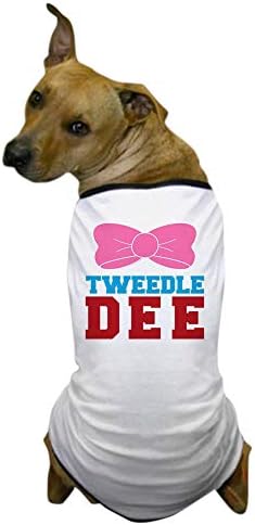 Cafeprespress Tweedle Dee Podudaranje smiješne grafičke majice majica za pse majica za pse, odjeća za kućne ljubimce, smiješni pas
