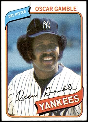 1980 TOPPS 698 Oscar Gamble New York Yankees Nm / Mt Yankees