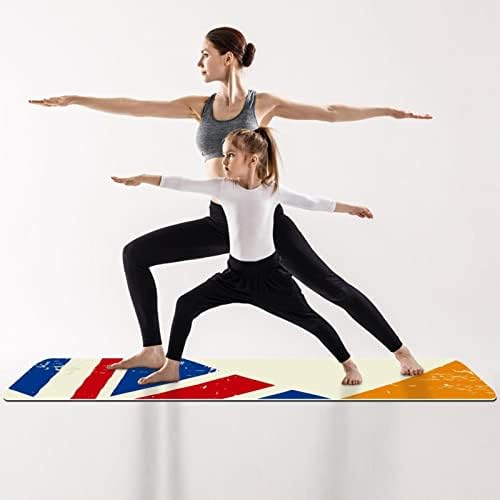 Sve namjene Yoga Mat Vježba & Vježba Mat za jogu, irski i britanski zastavu
