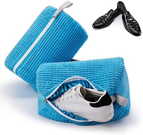 KALIDI Shoes torba za pranje veša, plišana torba za pranje cipela 360° Cleaner Kit za veš mašinu Premium Zipper izdržljiva plišana torba za veš Podesiva obuća drveće za cipele patike