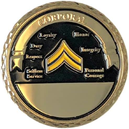 Korporalni rang vojnika Sjedinjenih Država za životni izazov novčić