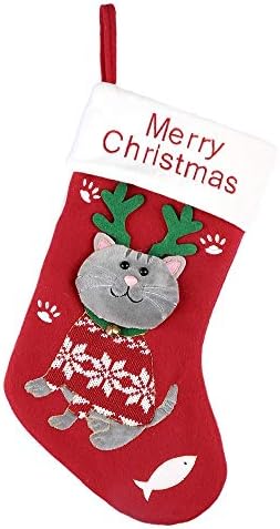 Kuglice na žici sa zalihama čarape Decor vrećicu Početna Catty Božićni dekor Poklon Snijeg Doggy Decor Buct Pearl za