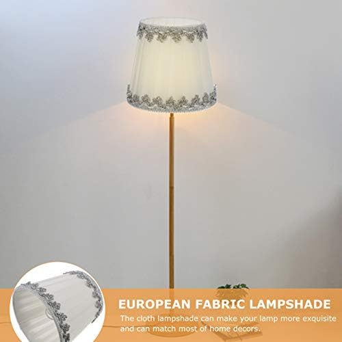 Minkessy Vintage Decor Pleat Lampshade Privjesak svjetla hladska svjetiljka za zaštitnu žarulja sa oblogom pričvršćivača za obloge