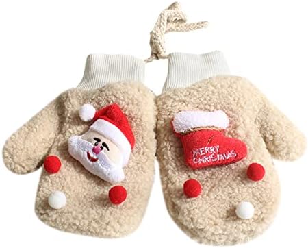 Toddler Kids Dječiji Božić Santa toplo mislim Knit zima djevojke dječaci beba rukavice rukavice rukavice snijeg rukavice