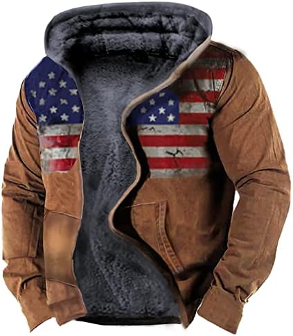 ADSSDQ muška jakna, slatki pulover muškarci s dugim rukavima na teretani na velikoj kašici sa čvrstim jaknom sa kapuljačom debelim