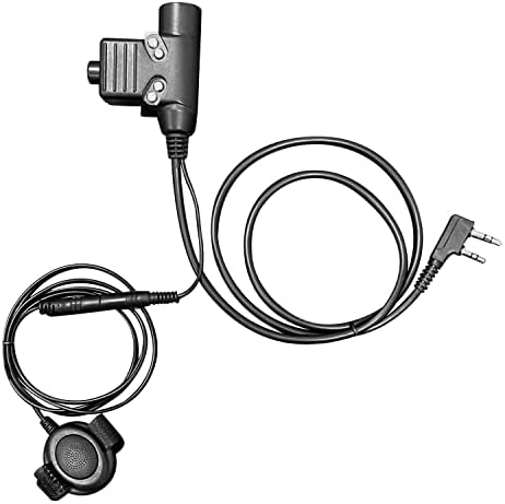 RATAOK taktički U94 PTT Adapter voki-toki konektor za pritisak na razgovor sa Handfree prstom PTT dugme za Kenwood Baofeng UV-5R UV-3R