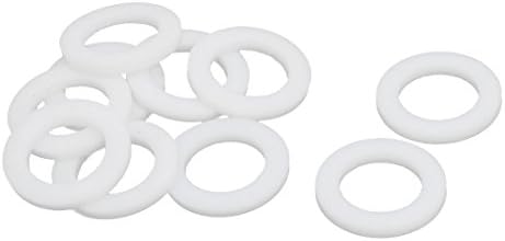 Aexit 19mmx12mmx2mm PTFE Kvalitetni dijelovi okrugli oblicni ravni perač za brtvu bijeli 10pcs Model: 15AS101QO501