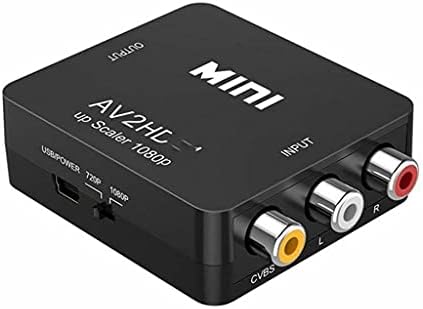 Pnnerr-kompatibilan za RCA Converter AV / CVSB L / R Video Box 1080p HDMI2AV podržava NTSC PAL izlaz na AV