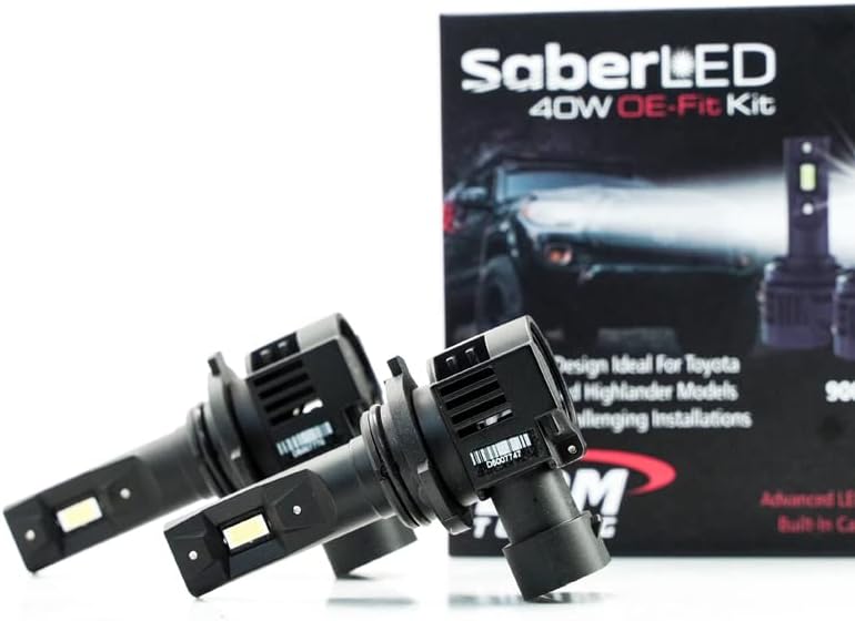 DDM Tuning Saber OE Fit 40W LED Kit, 9000LM, dobro za Highlander & 4Runner, 6000K, par, - FBA