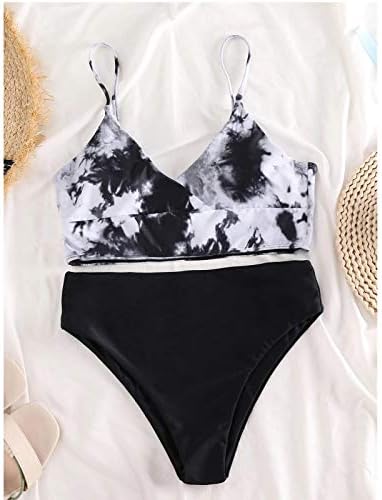 Dvodijelni kupaći kostim za žene, Lady Bandage bikini Set sklekovi Brazilski kupaći kostimi kupaći kostimi Cutout Tie-Dye kupaći kostimi