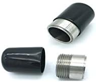 Navoj za zaštitu navoja PVC gumena Okrugla cijev za vijke poklopac poklopca eko-Friendly Crni 29mm ID 100kom