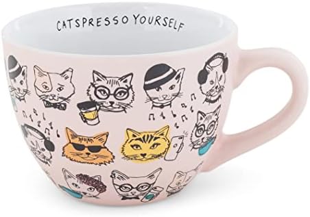 O dizajnu lica Catspresso sami na Pink 24 oz. Keramička Šolja