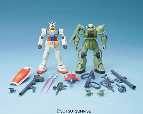 Bandai Hobby Gunpla početni Set: Gundam vs. Zaku II, Bandai Hguc akciona figura