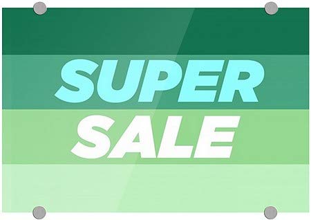 CGsignLab | Super prodaja -Moderni gradijent Premium akrilni znak | 18 x12