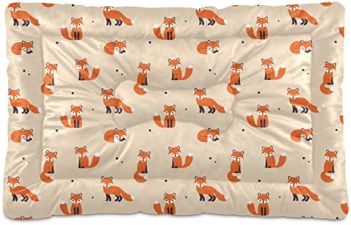 Emelivor Foxes Dog Mačji krevet za pranje kreveta za pranje kućnih ljubimaca Neklizajući pravokutnik Udobne jastučići za kingneli
