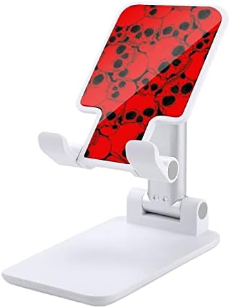 Crvene lobanje Sklopivi stalak za mobitel trajno podesivi ugaoni visinski nosač telefona za stol za stol