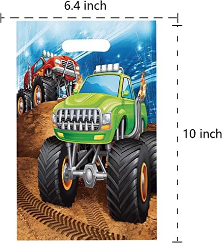 taimowei 30kom Monster Truck poklon torbe potrepštine za zabavu Monster Truck ukrasi za rođendanske zabave tematske torbe za zabavu