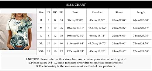Ženski Dugi rukav 2023 ženski cvetni kratki rukavi vrhovi Casual modnih košulja i bluza više košulja