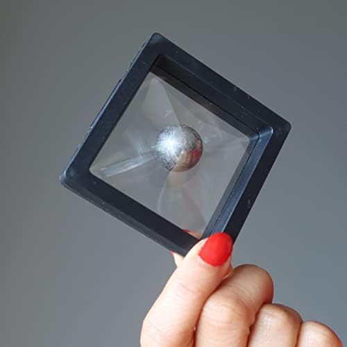 Satenski kristali Gibeon meteorit sfera vremenski prostor Evolution Iron kristalna kugla 14mm