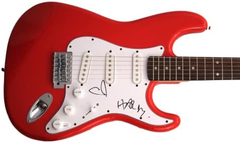 Harry Styles potpisan autogram utrke u cijelom veličini Car crveni bokobran stratocaster Električna gitara W / James Spence JSA provjera