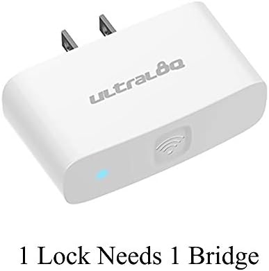 Ultralloq Bridge, Wi-Fi adapter za daljinski pristup, sarađuje sa Alexa, pametnim, Google asistent i IFTTT Smart obavijest, isključivo