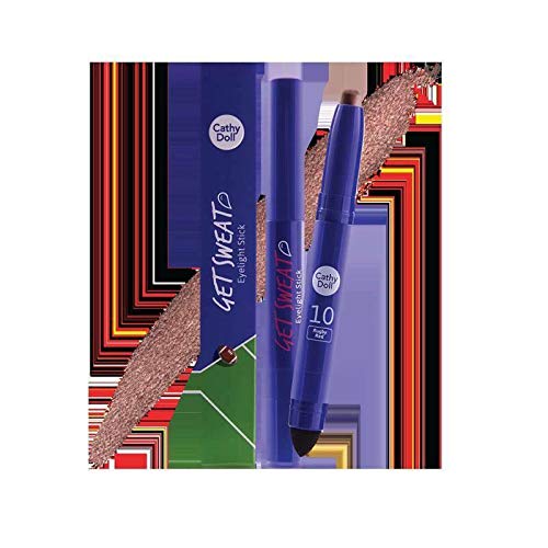 MG CATHY DOLL Get Sweat Eyelight Stick 10 Rugby Red 0.7 g-vodootporan i dugotrajan štap za sjenilo
