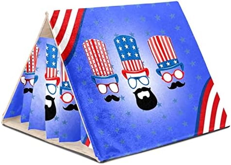 Mala zamorca za hrčak HAMSTER HEDDEHOG HIDEOUT GESTI dodatna oprema, američki zastava uzorak kaveza posteljinu male životinjske kuće