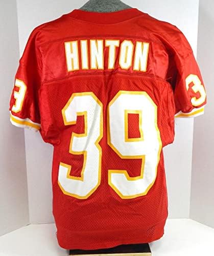 Kansas Chiefs Hinton # 39 Igra Izdana crvena dressey 42 DP33057 - Neintred NFL igra rabljeni dresovi