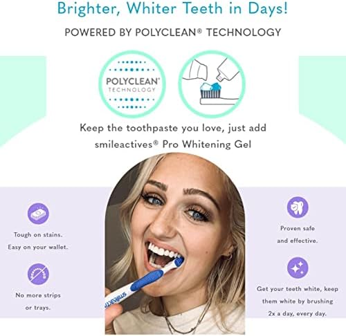 Smileactives 7-dijelni komplet za izbjeljivanje zuba-1oz Gel za izbjeljivanje zuba