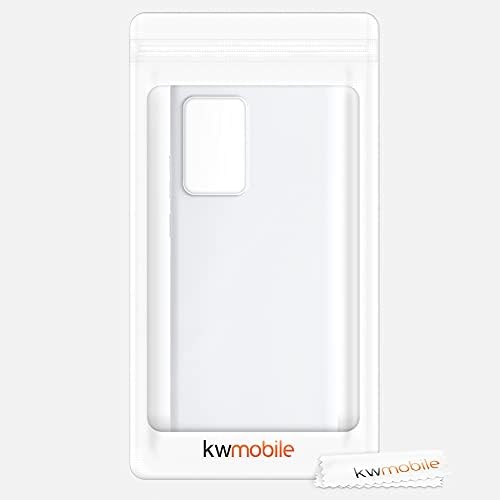 Kwmobile Case kompatibilan sa Samsung Galaxy Note 20 ultra - meka tanka zaštitna TPU silikonska poklopac - bijela mat