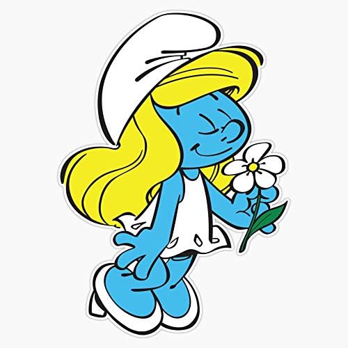 Leyland dizajnira Smurfette naljepnica na otvorenom naljepnica naljepnica za vinilnu naljepnicu za prozore, odbojnike, prijenosna