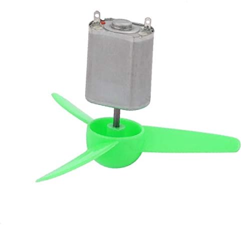 X-Dree FF130 DC 3V 15000rpm Mini električni motor W 3 Vanes Green Propeler za RC model (FF130 DC 3V 15000RPM Mini Motor Eléctrico