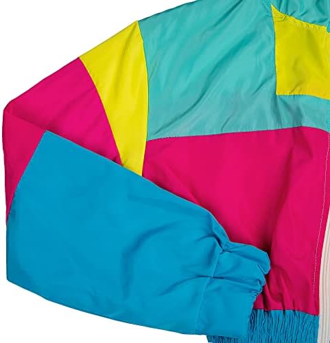 VoikerDr žene u boji blokira jedan komad odijelo postavljaju visoke strukske hlače s dugim rukavima s dugim rukavima prednje vjetrovitosti